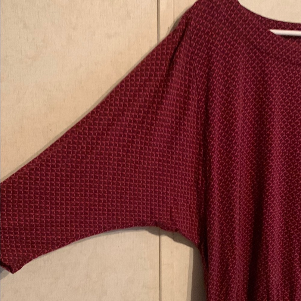 Loft Red Knit Top - Picture 3 of 7